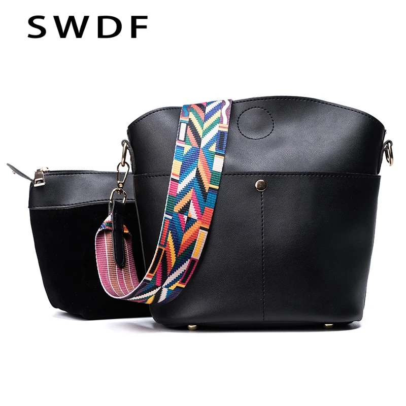 

2019 Luxury Brand Women Plaid Bags Large Tote Bag Female Handbags Designer Black Leather Big Crossbody Chain Messenger Bag Girl