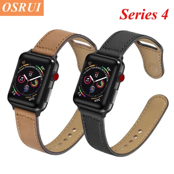 

Leather Strap for Apple watch band 42mm 38mm pulseira 40mm 44mm sports high-quality for apple correa iWatch bracelet 4 3/2 belt