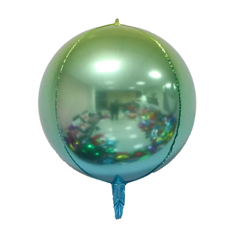 22inch Gradient Color Helium Balloon Birthday Wedding Party Decoration 4D DiscoBaby Shower Celebration Supplies Air Globe