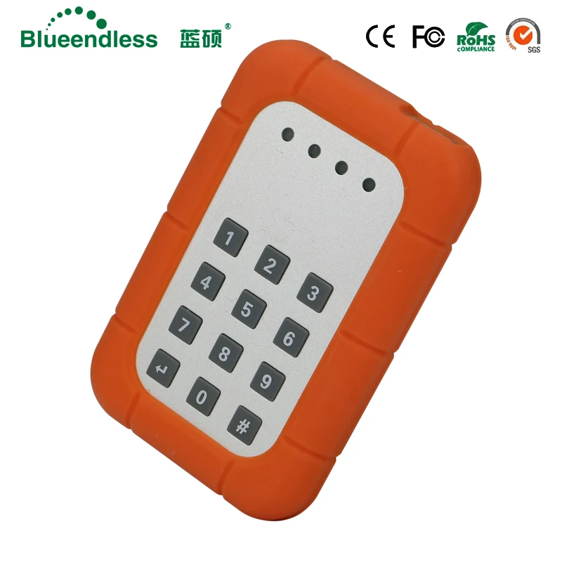 Жесткий диск Blueendless 2 5 дюйма корпус для шифрования hdd sata usb 3 0 чехол блокировки