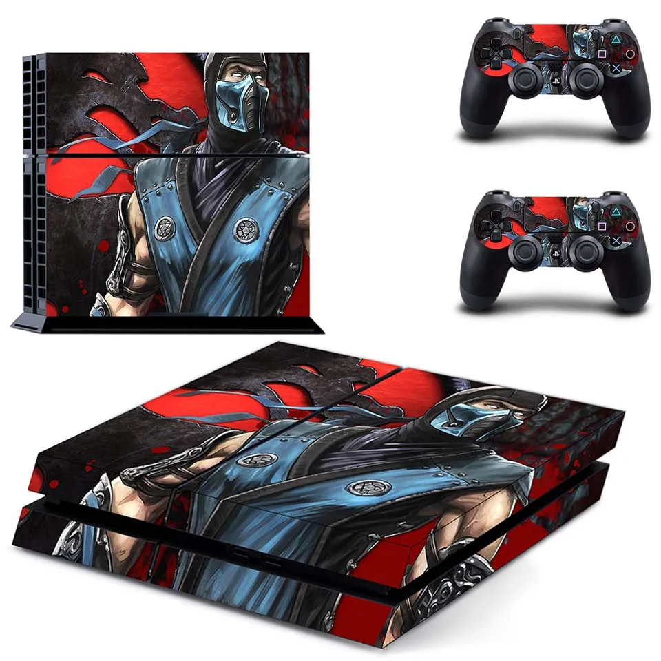 Full Body Vinyl Skin Sticker Decal Cover for PS4 Console and 2PCS Controllers Skins Mortal Kombat - Цвет: DPTM0922