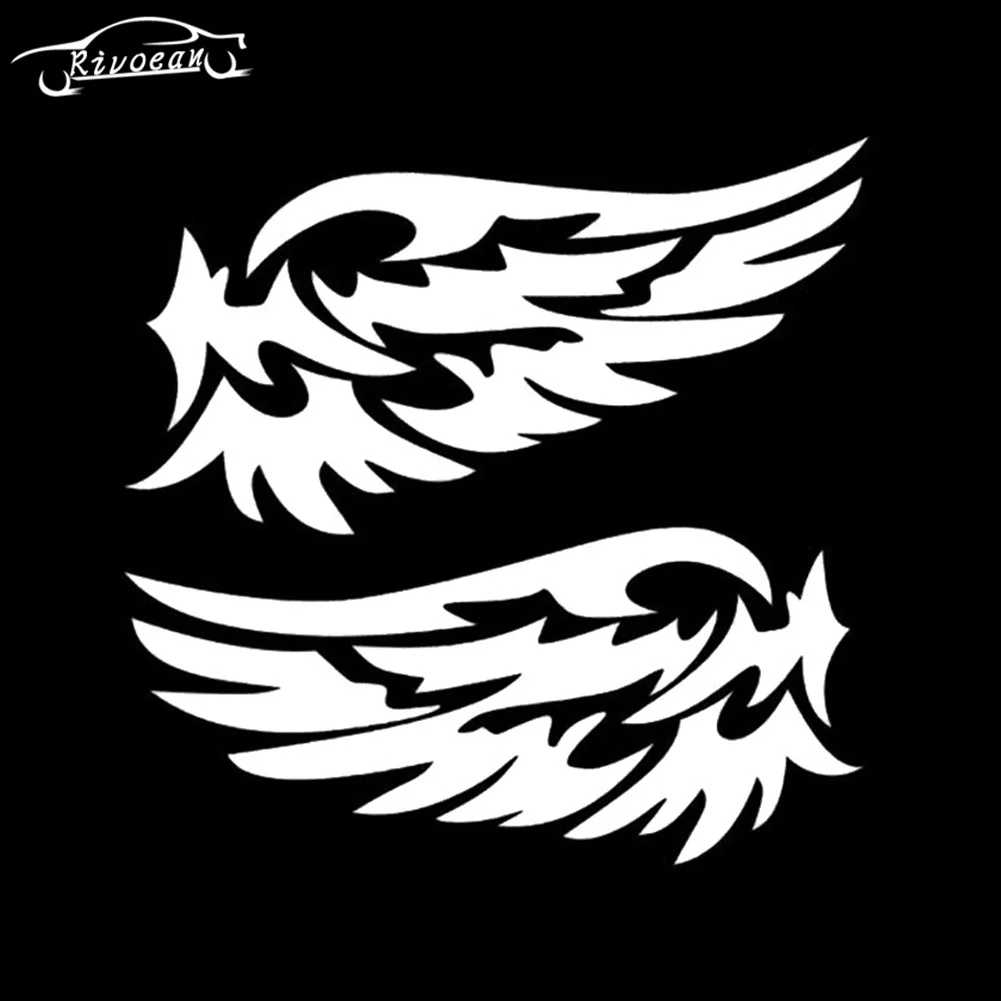 

Guardian Angel Wings Lovely Reflective Car Stickers Fashion Car Rearview Mirror For Strip Subsection