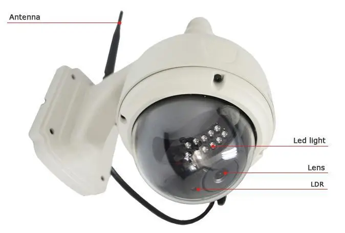 

Wireless IP Speed Dome Camera Outdoor Pan Tilt WIFI IP Camera Waterproof Dome TZ IP Camera F-M10R Scurity Camera