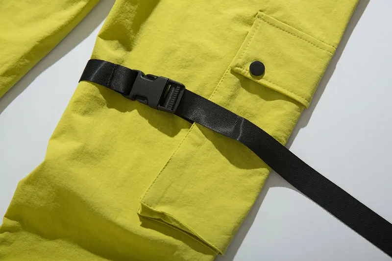Buckle Straps Cargo Pants 8