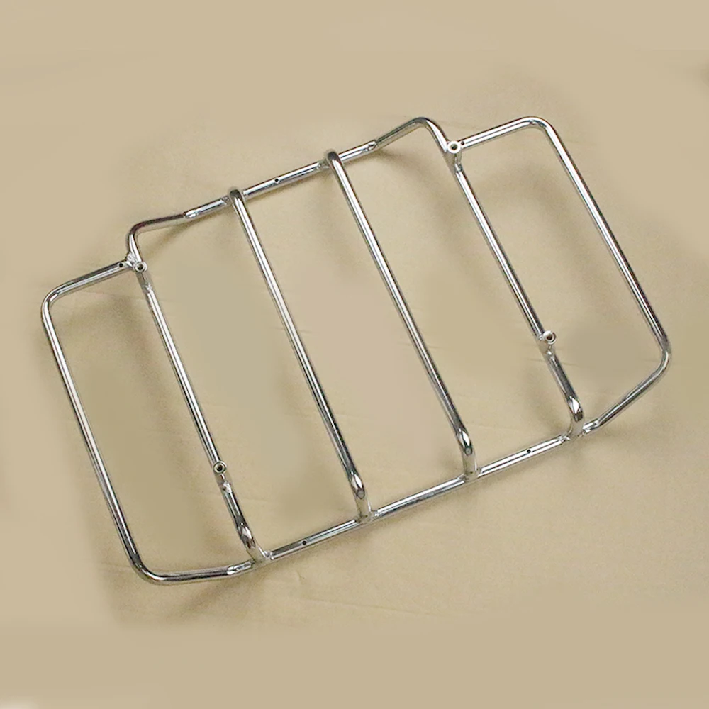 Motorcycle Chrome Trunk Luggage Rack Carrier Tour Pak Top Pack For Harley Touring Electra Glide Road King Street Glide 1984-