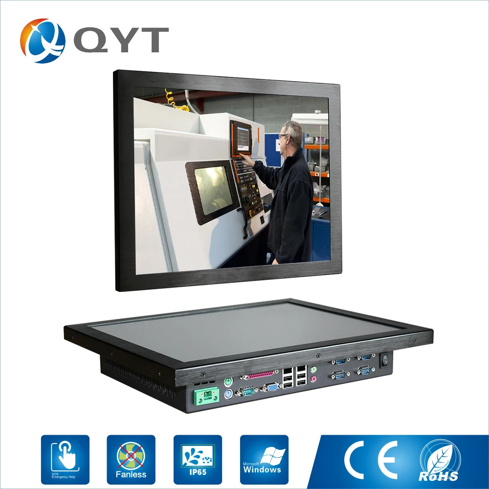 17" industrial all in one pc touch screen computer intel J1900 2.0GHz Resolution1280x1024