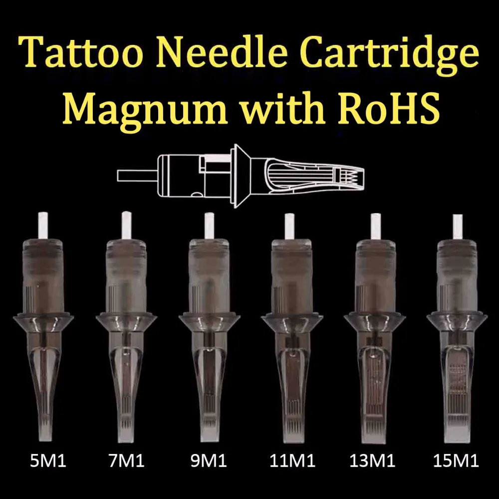120pcs M1 Sets Eyebrow Tattoo Needle Cartridge W/ RoHS Disposable EO Sterile Single Package 316L