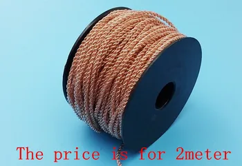 

80 core Special soft 7N single crystal copper OCC 4 shares Fever hifi diy headphone cable 2meters