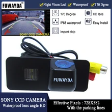 Fuwayda Sony CCD Автомобильная камера заднего вида для Volkswagen VW/scirocco/Golf 4 5 6 MK4 MK5/EOS/Lupo/Жук Руководство линия