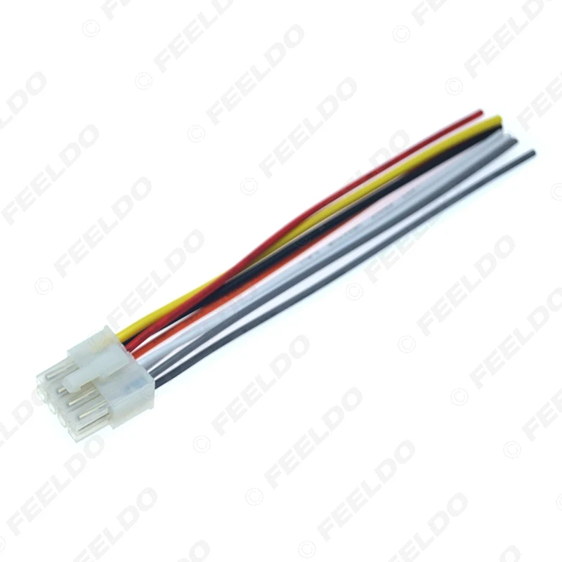 FEELDO Универсальный Автомобильный жгут проводов разъем 4Pin 18Pin в автомобиль DVD CD