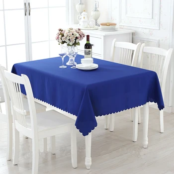 

WLIARLEO Thicker Soild Tablecloth Oilproof Hotel/Banquet Decoration Dining Tablecloth Rectangle Tablecloth manteles para mesa