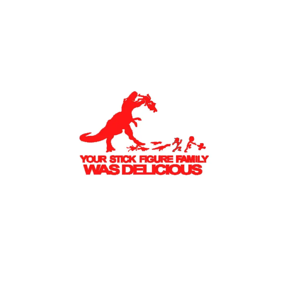 20cm13.2cm Dinosaur Sticker Decal For Car Truck Window Tool Boxes Wall Laptop Ipad Notebook Vinyl Bumper Stickers (3)