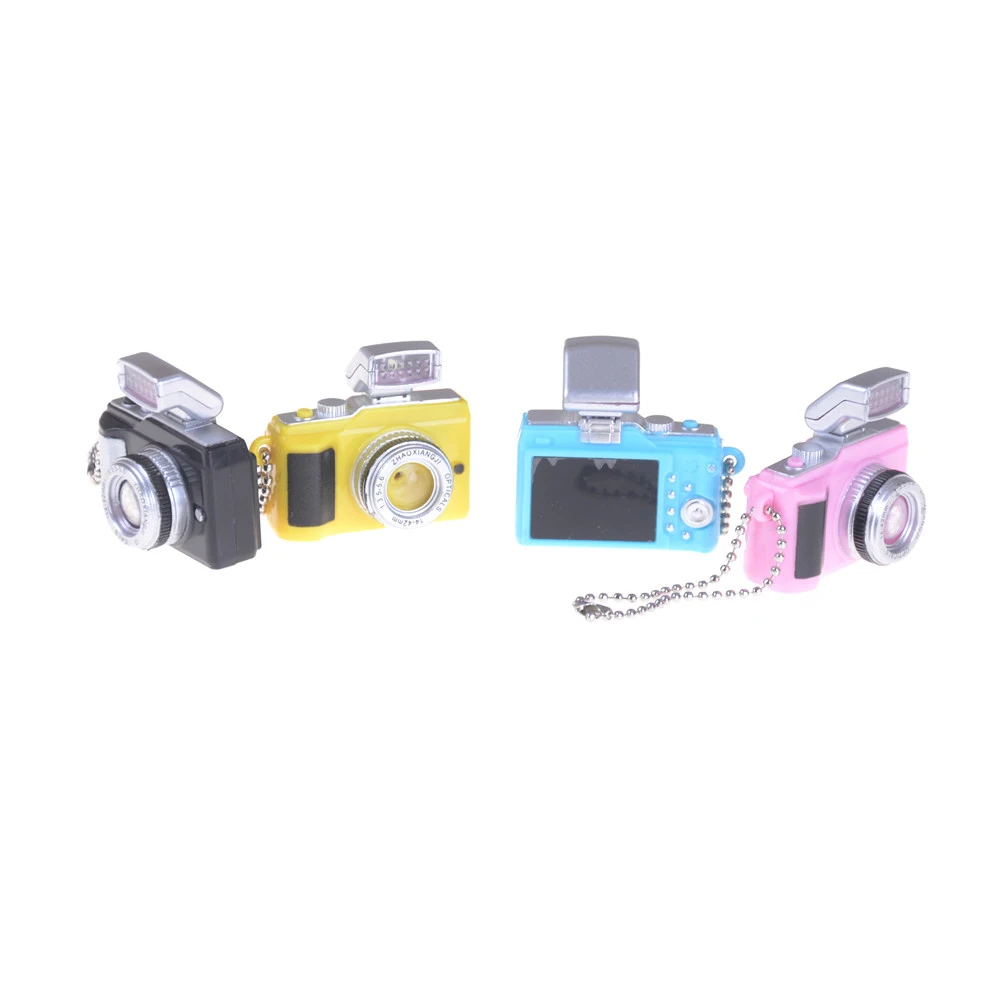 1 pièces LED clignotant Mini caméra pour BJD poupée bricolage 1/4 1/3 Dod. Comme. Dz. Sd caméras jouet porte-clés jouets son cadeau