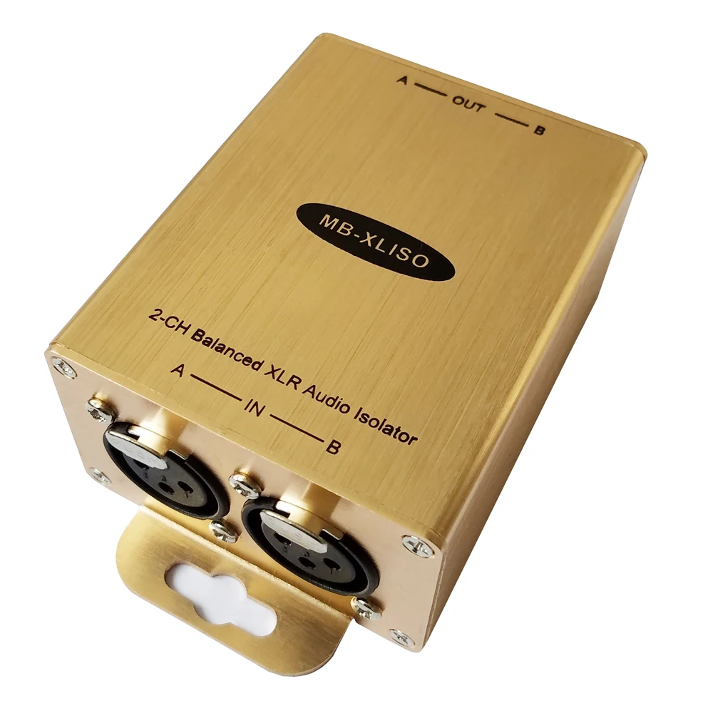 

2-CH Balanced Line Audio Isolator and Hum Eliminator Balanced Line Audio Buzz Killer