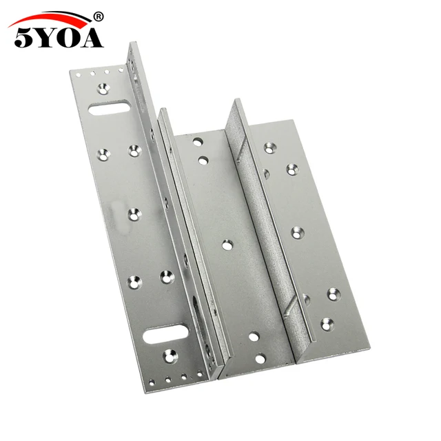 180/280/350/500kg Z&L Bracket Magnetic Electromagnetic Lock LZ 350lbs Inward door with wooden metal door Access Control System 2