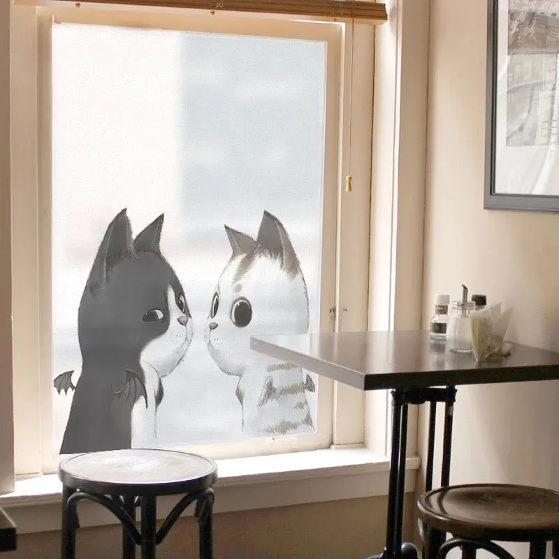 Custom size Window Film Poster Static Cling frosted Glass Stickers home decor bathroom kitchen office Pet store kids room cats Custom size Window Film Poster Static Cling frosted Glass Stickers home decor bathroom kitchen office Pet store kids room cats