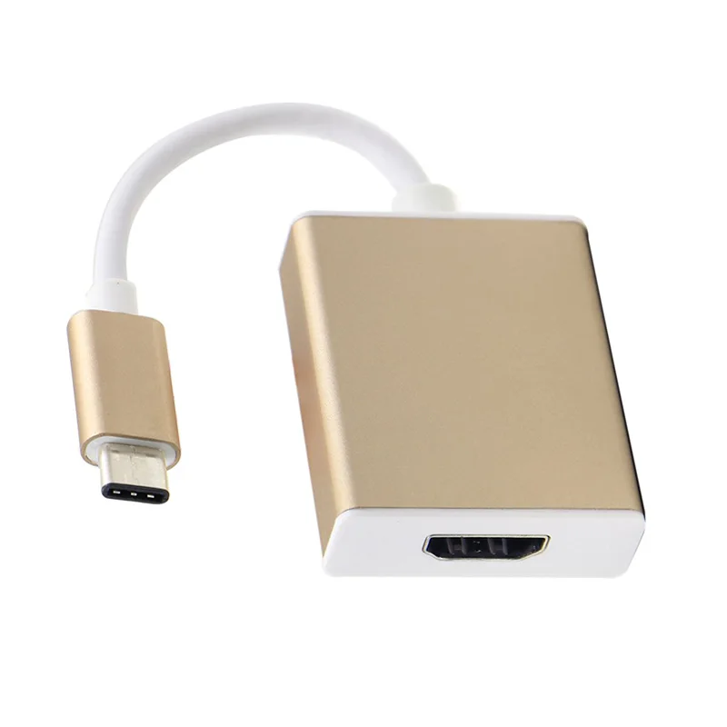 

Type-C USB 3.1 Male to HDMI Cable Adapter 1080P USB-C For Macbook Chrombook @JH