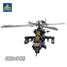 KAZI Military Army Helicopter 3D Block Model Building Toy Set for Kid Educational Brick Toys Compatible with lego KAZI Military Army Helicopter 3D Block Model Building Toy Set for Kid Educational Brick Toys Compatible with lego