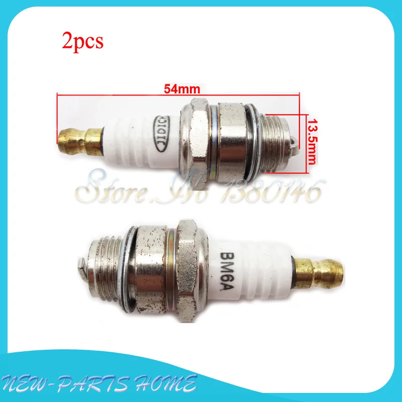 

2pc BM6A Spark Plug For 33cc - 49cc Mini Moto Scooter ATV Dirt Pocket Bike Go Kart