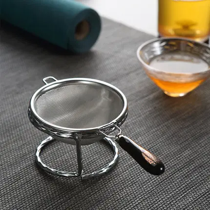 

Japanese-style tea strainer teawar set Kung Fu tea leaker tea filter creative 304 stainless steel tea ceremony accessories