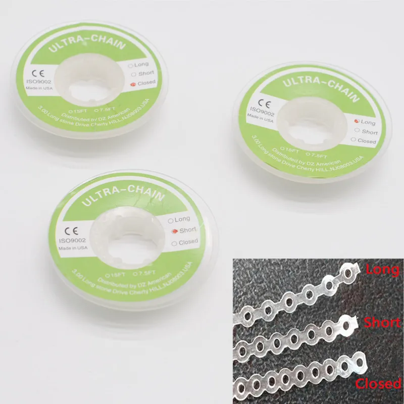 

Orthodontic Elastic Ultra Power Chain Rubber Band 3m/1pcs For Dentistry Supplies