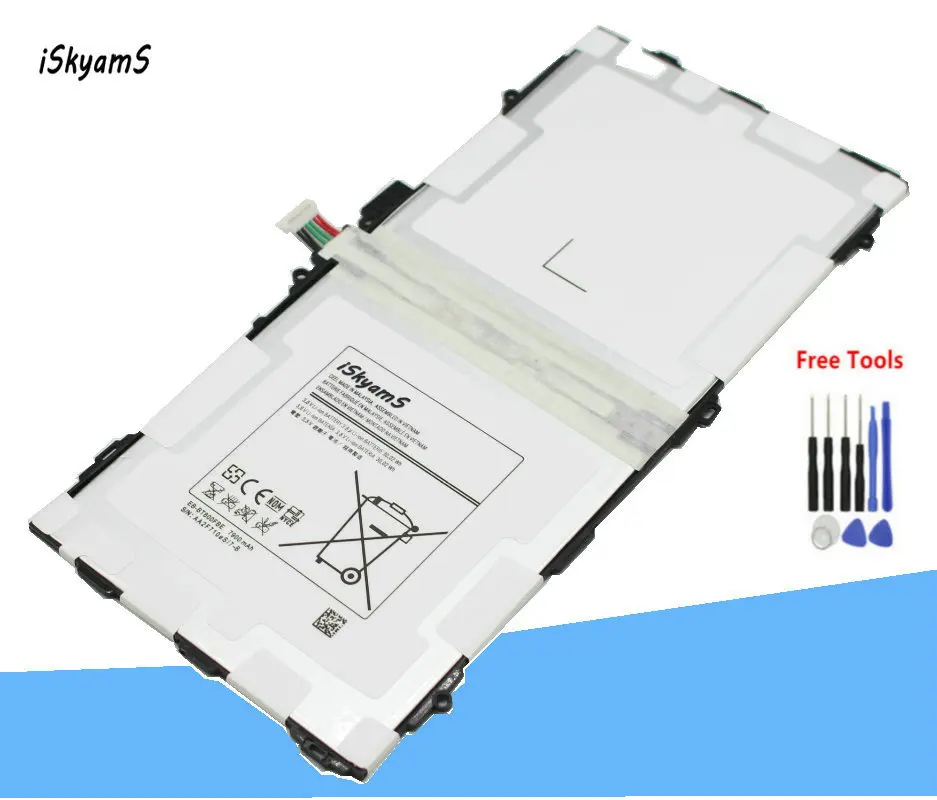 

1x 7900mAh EB-BT800FBE Replacement Battery For Samsung Galaxy Tablet Tab S 10.5" SM-T800 SM-T801 T800 T801 T805 T807 T807A T807P