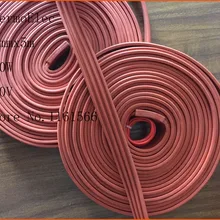 25 мм x 5 м 500 Вт 220 В гибкий высококачественный гибкий силиконовый нагревательный элемент ремень с обогревом силиконовая резиновая труба нагреватель водонепроницаемый