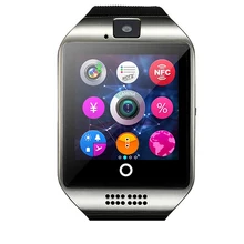 Mode smartwatch q18 mit touchscreen kamera tf karte bluetooth unterstützung nfc sim-karte gsm videokamera für iphone android/iso