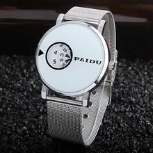 2016 de La Moda de cuarzo reloj de los amantes Relojes digital de cuarzo Relojes Deportivos de Acero Inoxidable de Malla Caliente gramófono antiguo hora MSM regalo