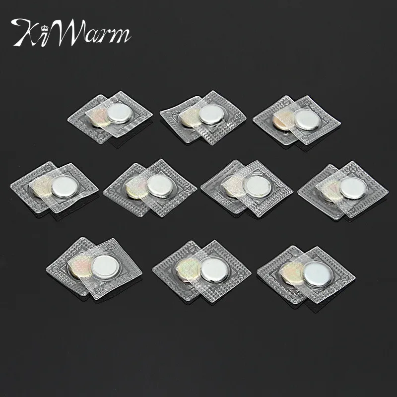 

10pairs Invisible Magnetic Buttons Snap Magnet Fastener Handbag Cloth Clasp DIY Sewing Tools Snaps Accessories