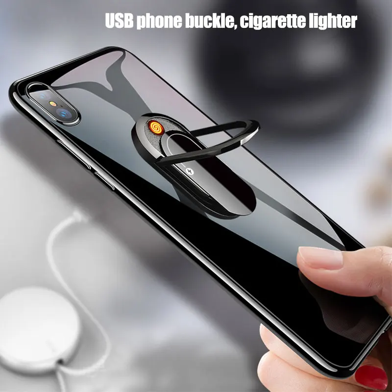 

Creative USB cigarette lighter can be mobile phone bracket lighter multi-function cigarette accessories best gift