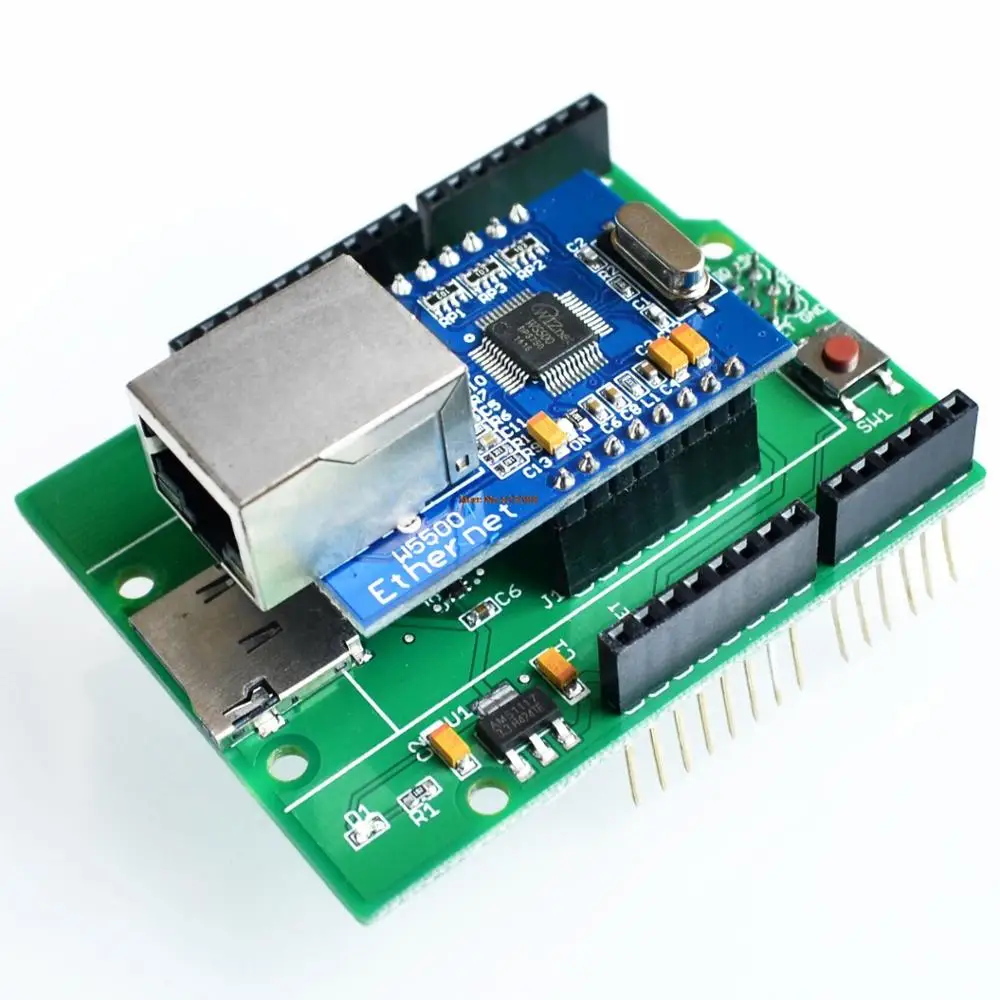 W5500 development board SPI to Hardware TCP/IP W5100