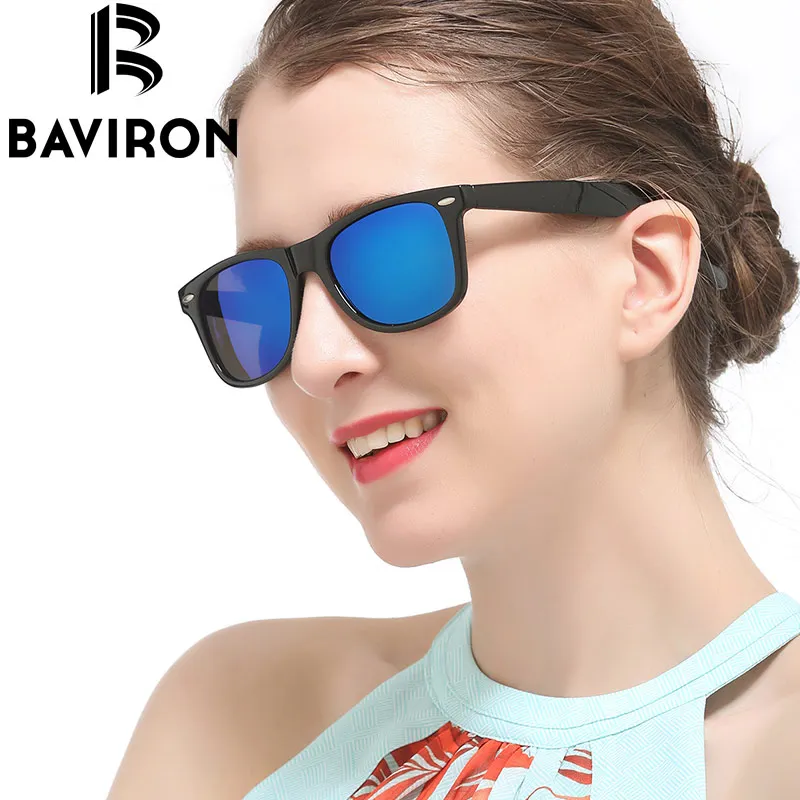 BAVIRON Convex Lenses Vintage Sunglasses Polarized Sunglasses Unisex Oval Casual Glasses Lime Green Durable Eyewear 55 mm 2140