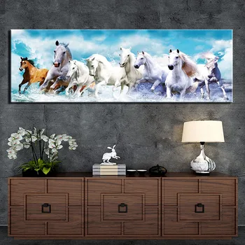 

Wall Art Abstract horse Canvas Painting 1 Pcs Print Poster Pictures Home Bedroom Living Room Decoration
