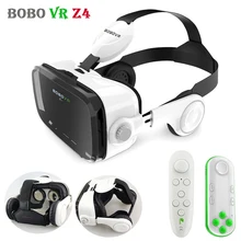 BOBOVR Z4 кожаный 3D картонный шлем виртуальной реальности VR очки гарнитура стерео коробка BOBO VR для Android смартфон 4-6'