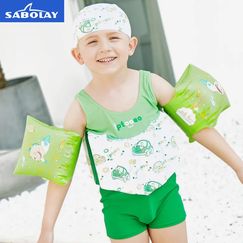 Children's Swimwear Boys Swimsuit Buoyancy Surfing Floating Swimming Clothes Bathing Suit