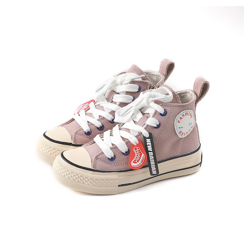 

Children Canvas Shoes Fashion Boys Casual Sneakers Solid Color Autumn Kids Shoes for Girls Single Shoes Size 26-37