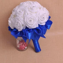 Кристальные свадебные букеты невесты Свадебные украшения foamflower Свадебный букет из роз сатин романтический свадебный букет из цветов для невесты