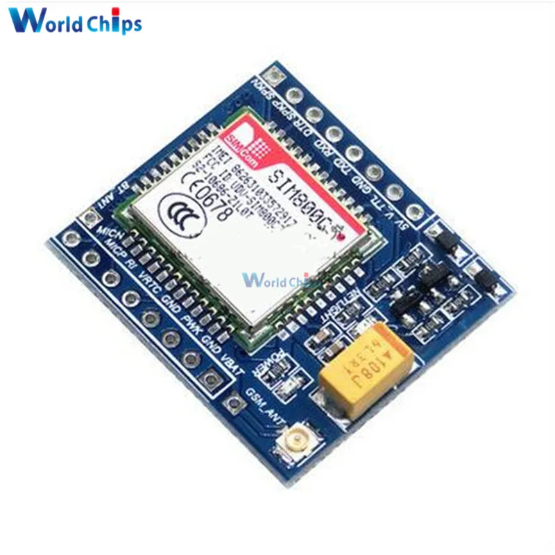 SIM800C GSM GPRS модуль 5 В/3,3 в ttl макетная плата IPEX с Bluetooth и TTS для Arduino STM32 C51