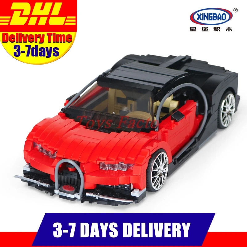 

DHL LEPIN XingBao 03009 859Pcs Creative MOC Technic Series The Gallon Supercar Set Children Building Blocks Bricks Toys Model