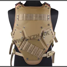 Molle тактический трансформер 3 гнезда бронежилет коричневый черный