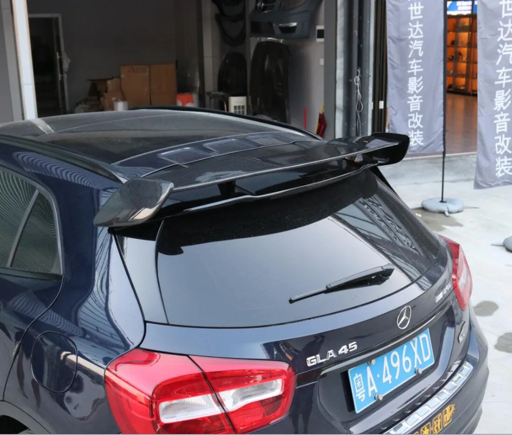 JINGHANG карбоновое волокно заднего крыла багажника выступ Спойлеры подходит для Benz W156 X156 GLA45 GLA-CLASS GLA180 GLA200 GLA220
