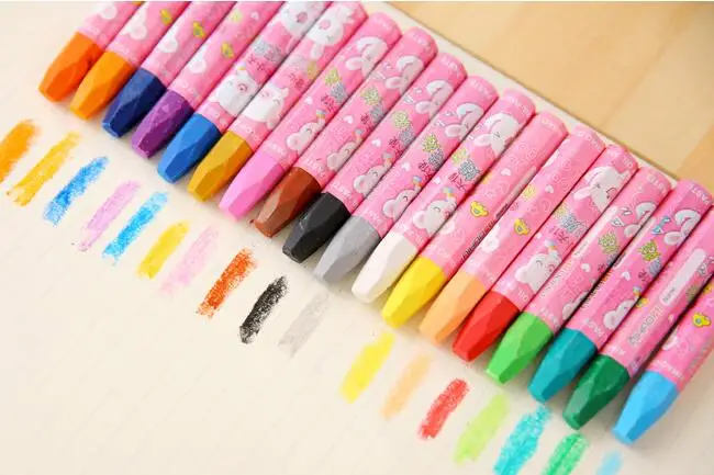 12 цветов/комплект безопасный нетоксичный восковой мелок масляный карандаш для раскрашивания цветная масляная пастель детский подарок на