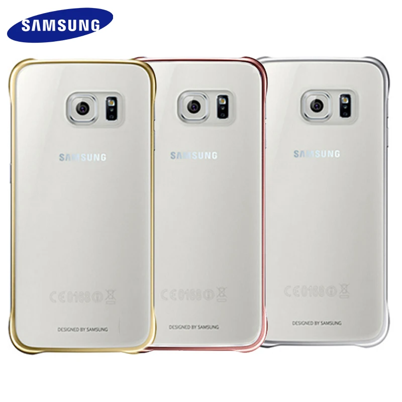 

Samsung Note8 Note5 Case Cover 100% Original Clear Cases Galaxy S9 S8 Plus S7 S6 edge Ultra Slim Hard PC Back Protective Shell
