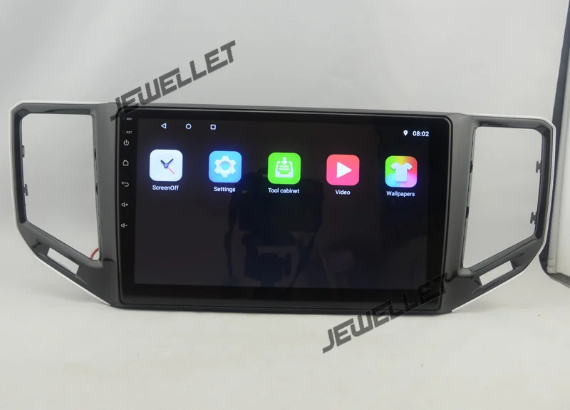 10," четырехъядерный Android 8,1 Автомобильный gps Радио навигатор для VW Atlas Teramont