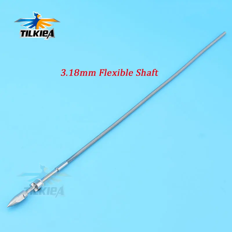 

Rc Boat 3.18mm 1/8'' Left/Positive Flexible Shaft With 3.18mm Prop Shaft 300mm Flex Cable Nut Drive Dog for Rc Boat