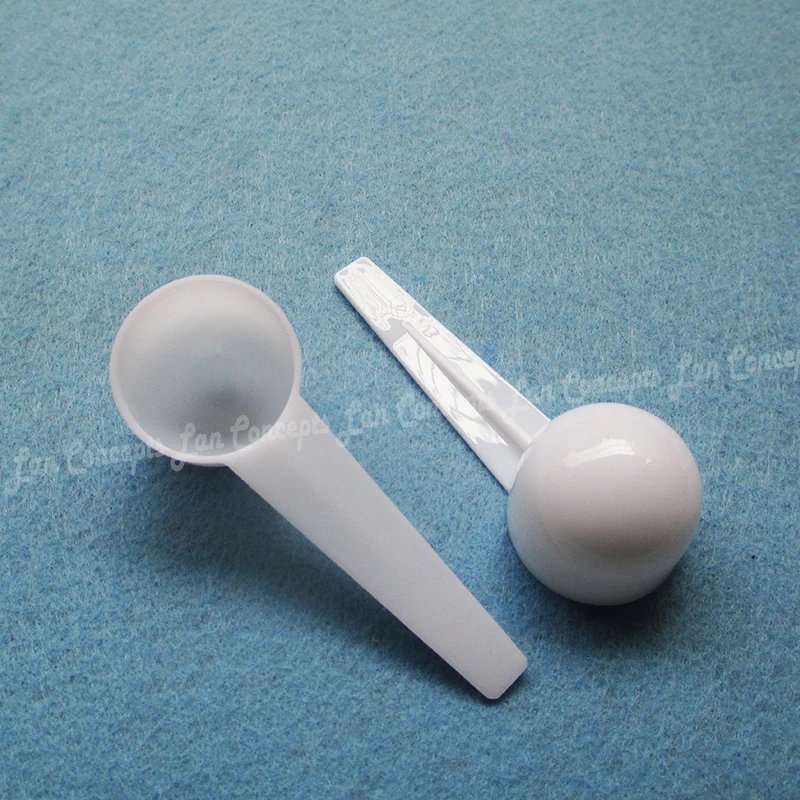 5g / 9ML Food Grade PP Spoon 5 gram Plastic Measuring Scoop for medical  milk powder Liquid 