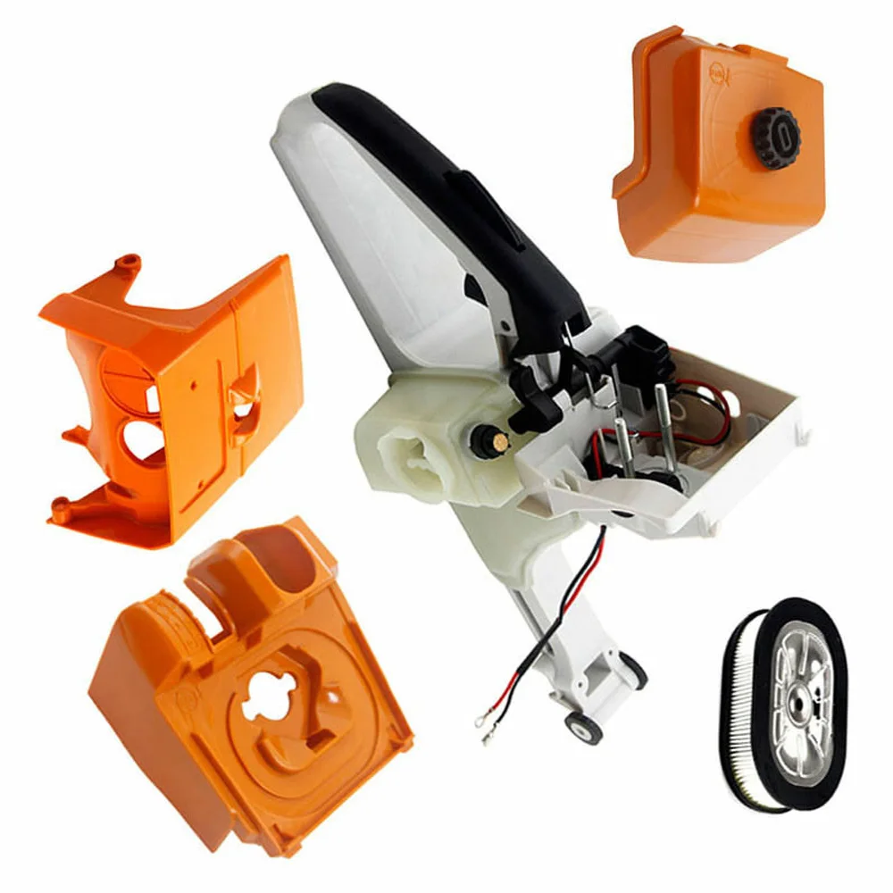 

1pc Air Filters Gas Tank Shell Air Filter Shield Top Cover For Stihl MS440 044 Chainsaw Parts With Filter Base