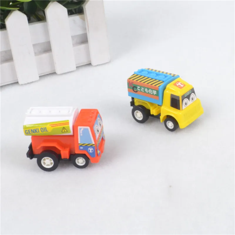 6pcs/set Toys Car Models Classic Boy Girl Truck Vehicle Kids Child Toy Mini Small Pull Back Car Toys For Toddler Children Gift