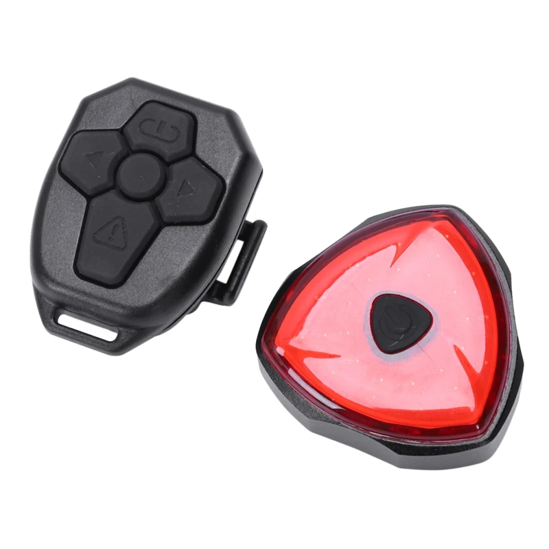 Perfect Wireless Remote Bicycle Smart Head Light With Bike Horn Front Lamp USB Rechargeable Handlebar Led Turn Signals Flashlight+Tail 4